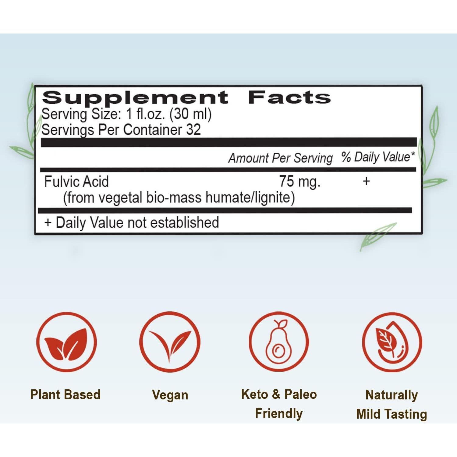 Minerales Fulvicos Vital Earth 946 ml - Suplemento Energético