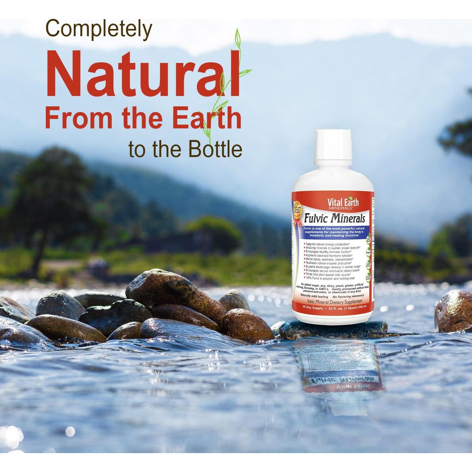 Minerales Fulvicos Vital Earth 946 ml - Suplemento Energético