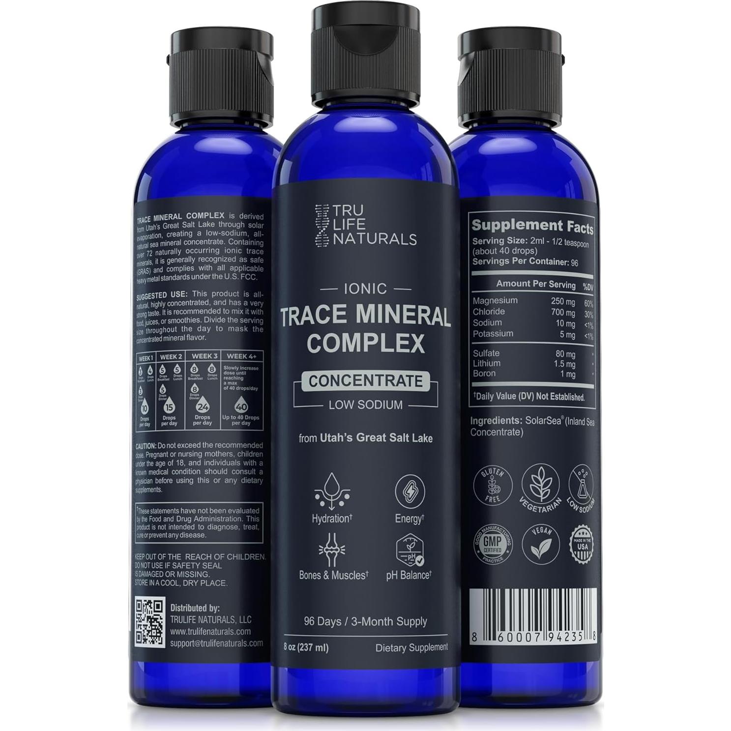 Complejo de Minerales Traza 240 mL - Mineral Resources - 72+ Minerales