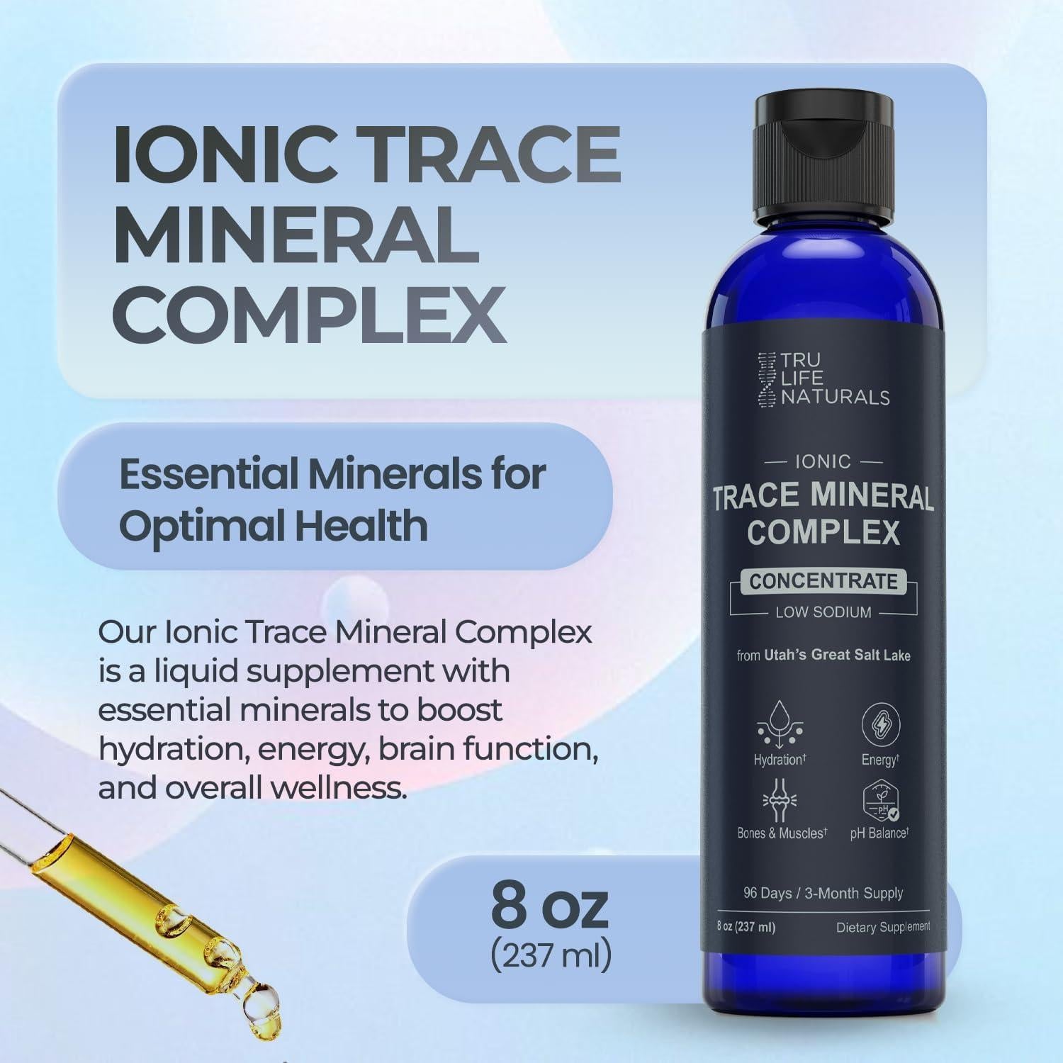 Complejo de Minerales Traza 240 mL - Mineral Resources - 72+ Minerales