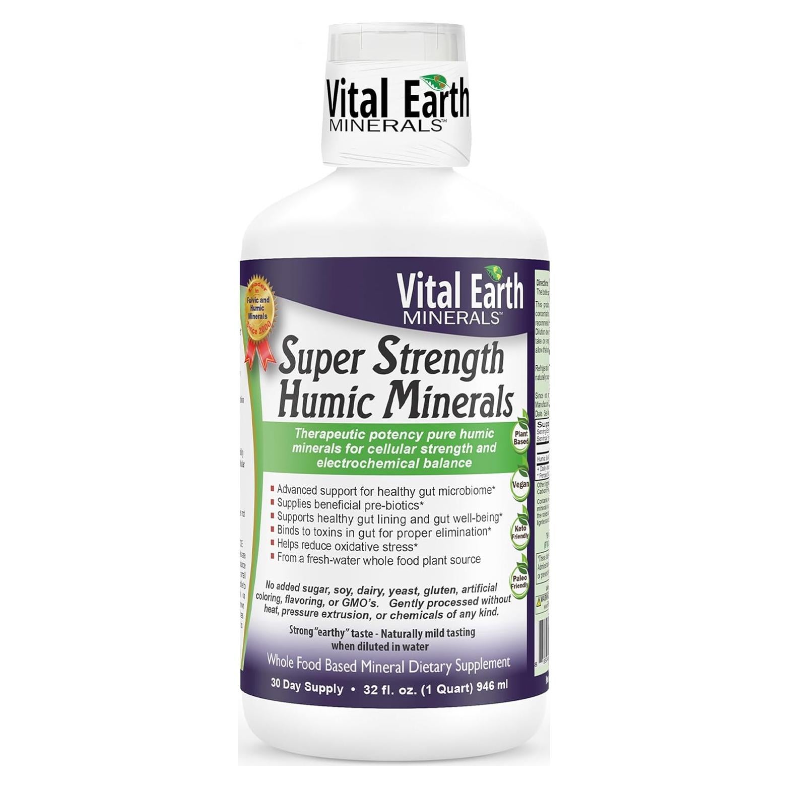 Suplemento de Ácido Húmico Tierra Vital 0.94 L - 70 Minerales