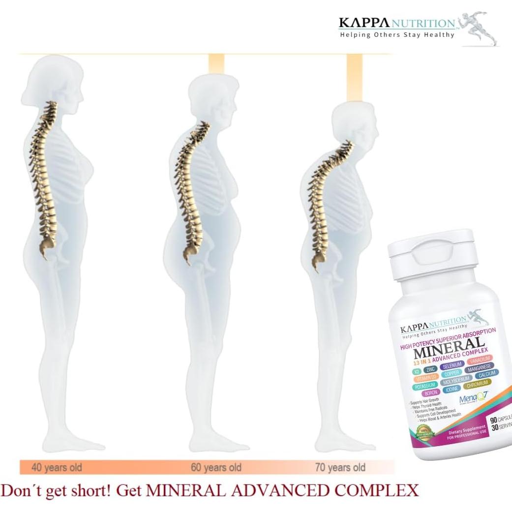 Kappa Nutrition Complejo Mineral 13 en 1 - 90 Cápsulas