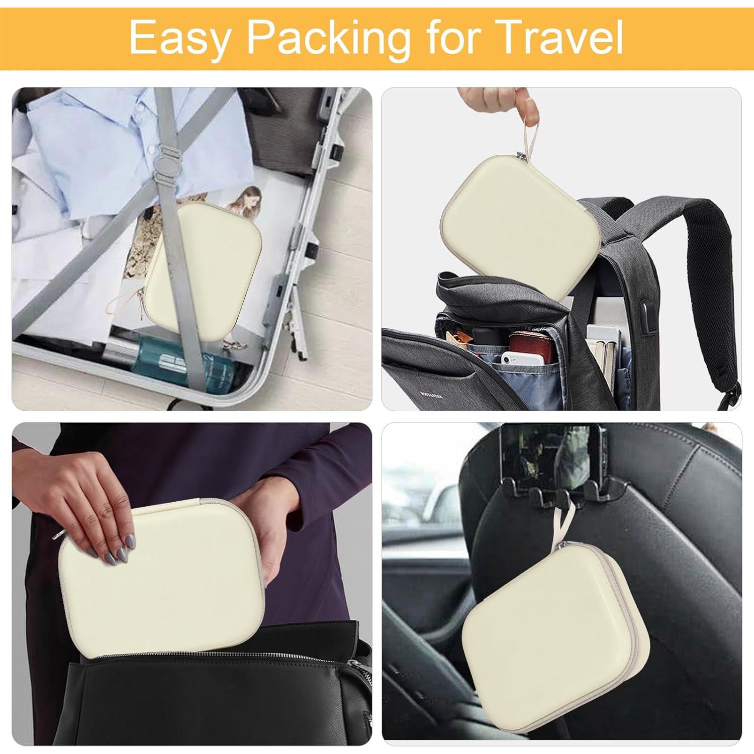 Estuche Organizador de Gafas Bukere Cuero PU 3 Compartimentos