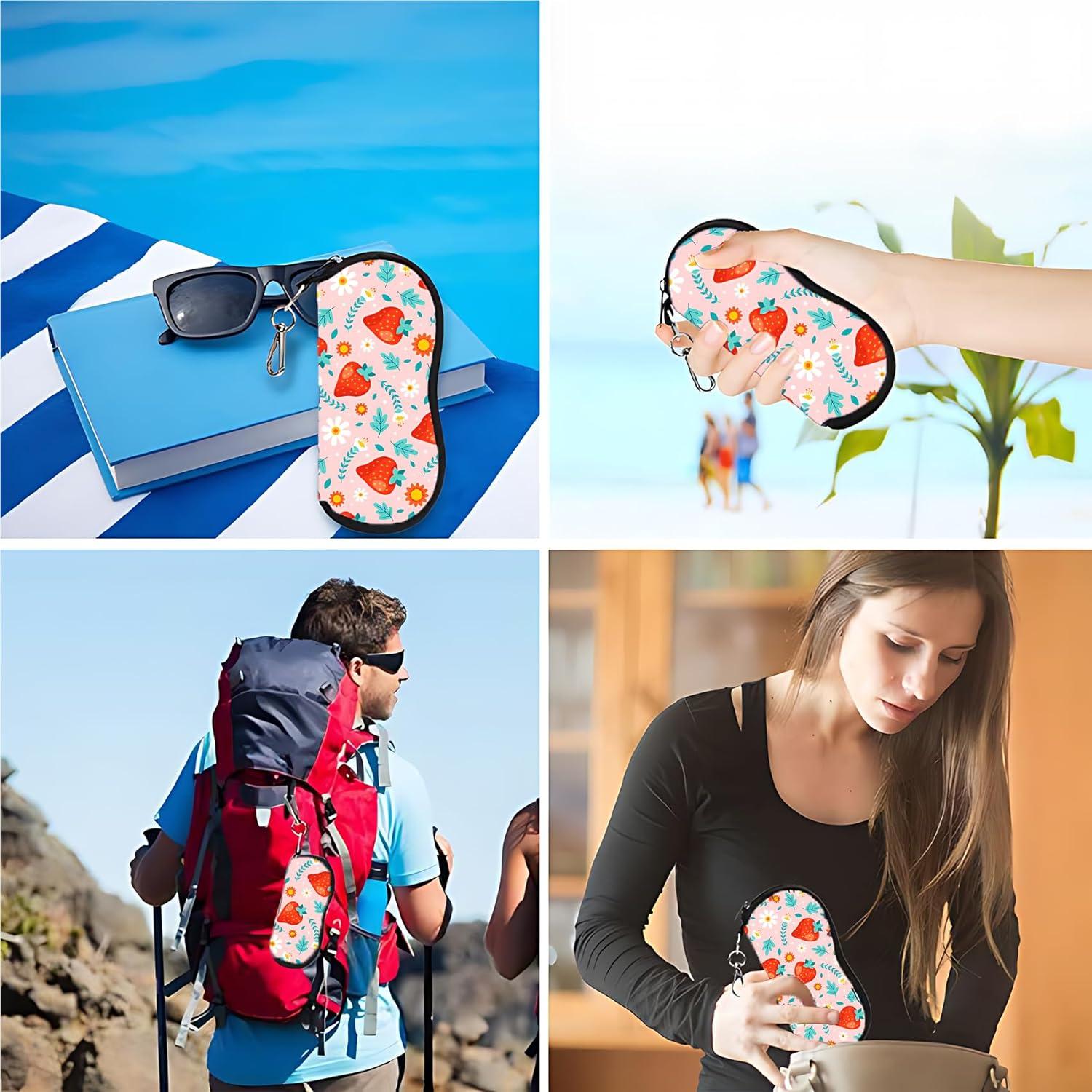 Funda de Gafas Suave Muemigai 2 Paquetes con Gancho