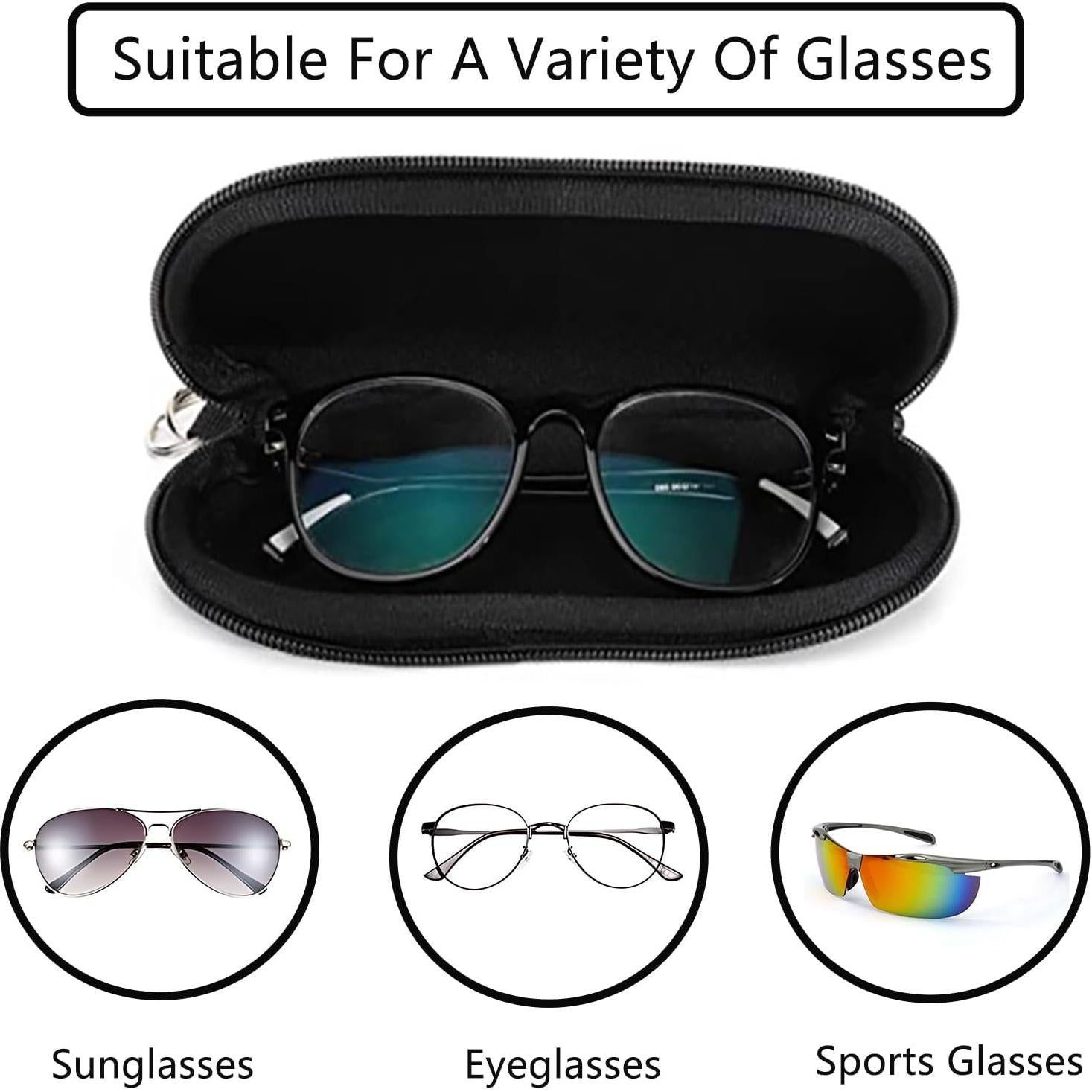 Funda de Gafas Suave Muemigai 2 Paquetes con Gancho