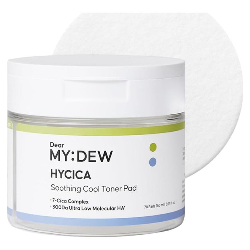 HYCICA Almohadillas Tonificantes Veganas 70 Unidades - Hidratación y Calma