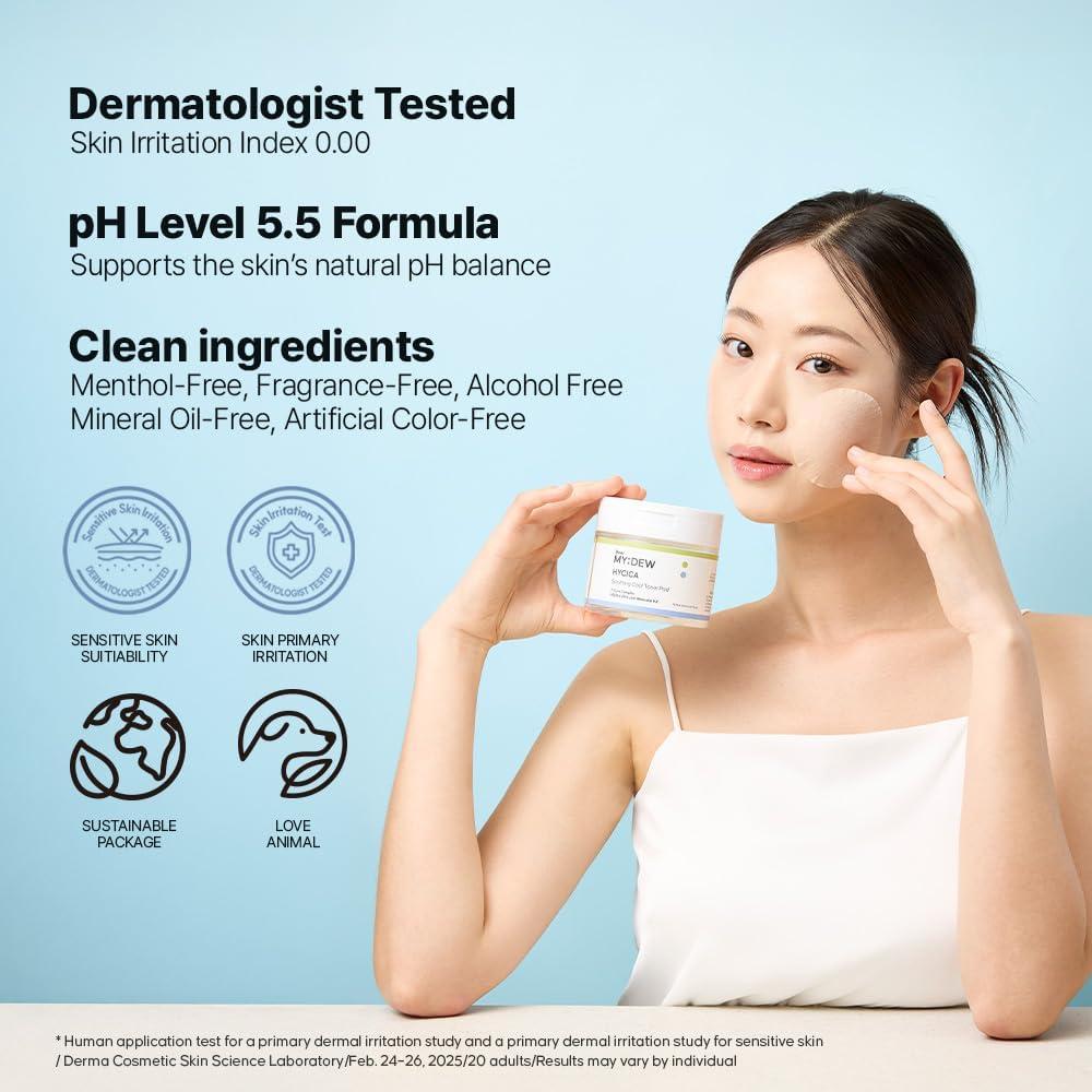 HYCICA Almohadillas Tonificantes Veganas 70 Unidades - Hidratación y Calma