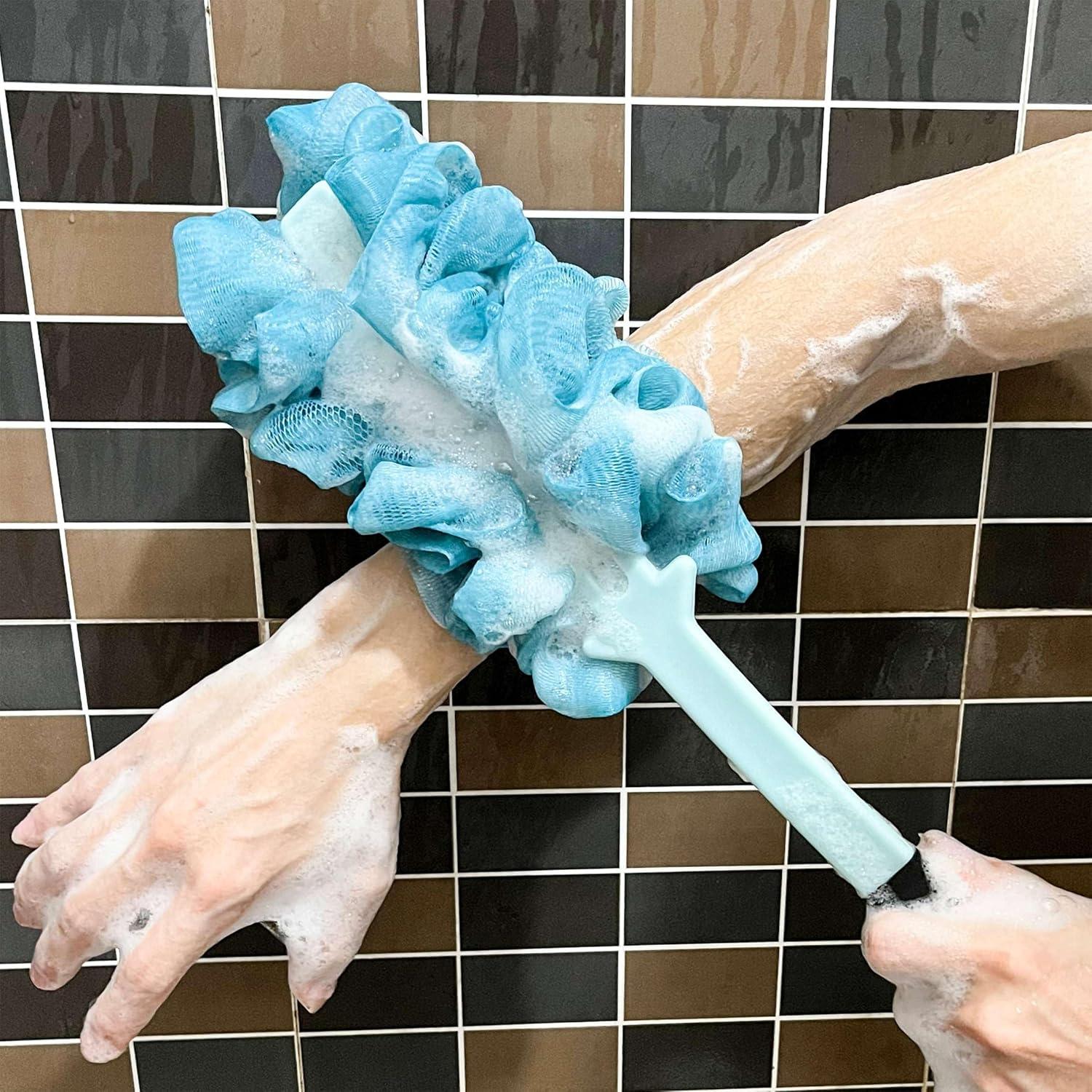 Paquete de 2 Cepillos Exfoliantes para Espalda ZAIOUS