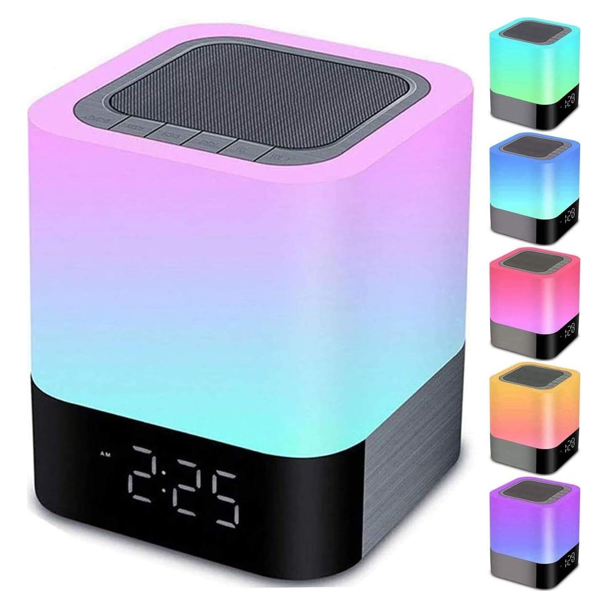 Altavoz Bluetooth Gallstep DY28P con Lámpara LED y Reloj Despertador