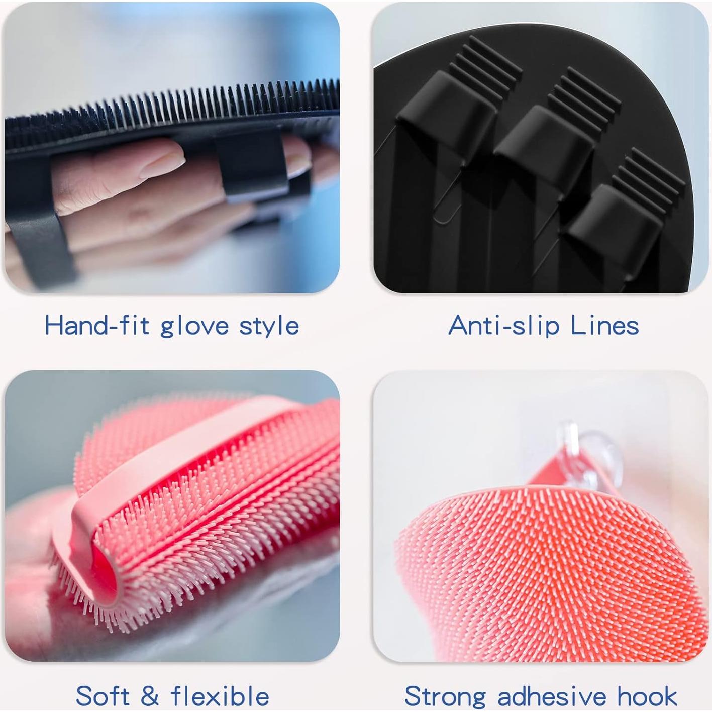 Set de Exfoliadores de Silicona Manmihealth 5 Piezas