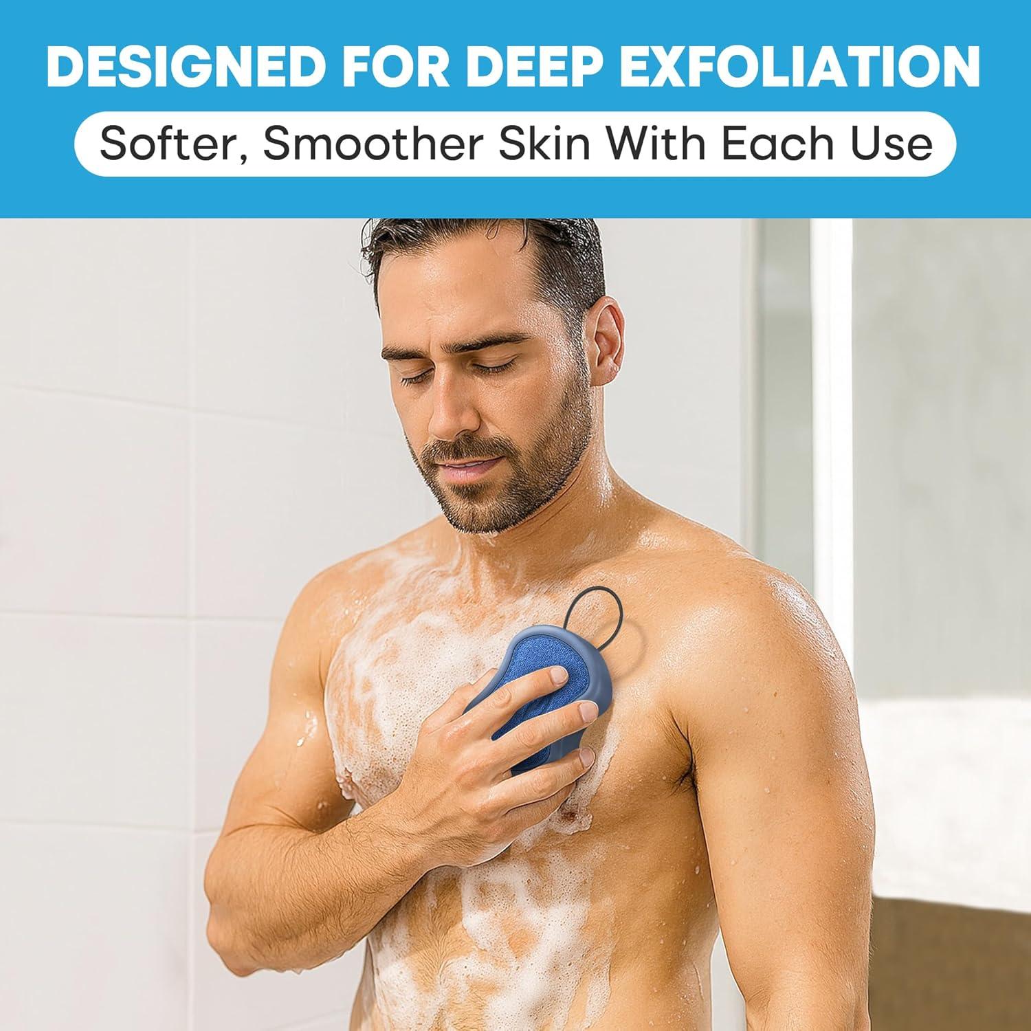 Esfregador de Ducha 2 en 1 Tilcare - Exfoliante Ergonómico