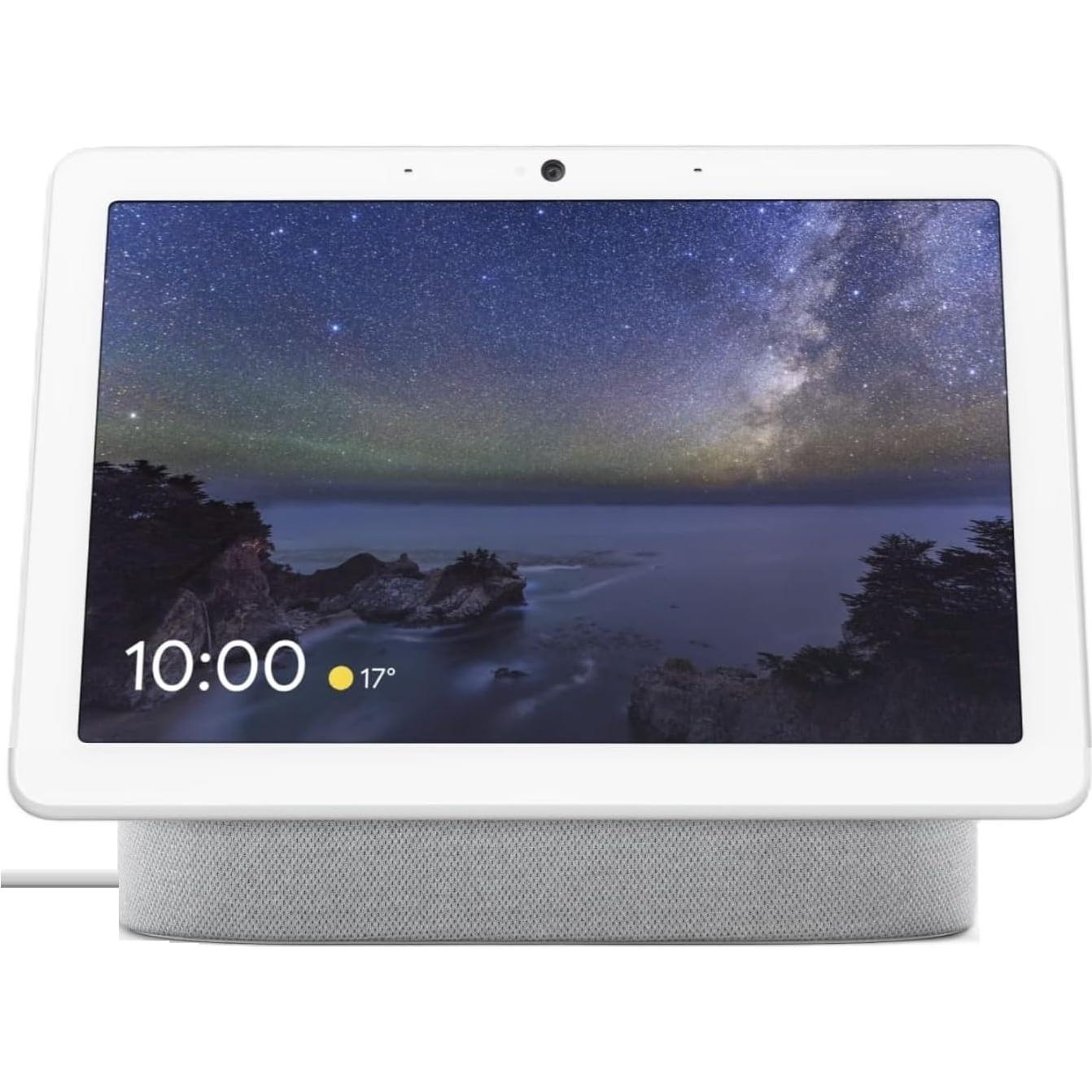 Google Nest Hub Max 10" Tiza, Altavoz Inteligente Multilenguaje