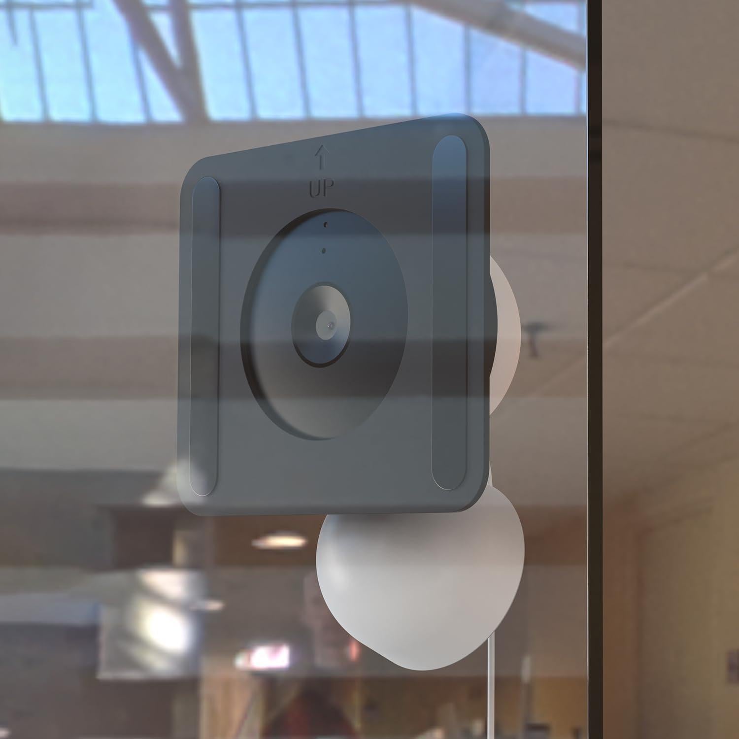 Soporte de Ventana Holicfun para Google Nest Cam Interior Negro