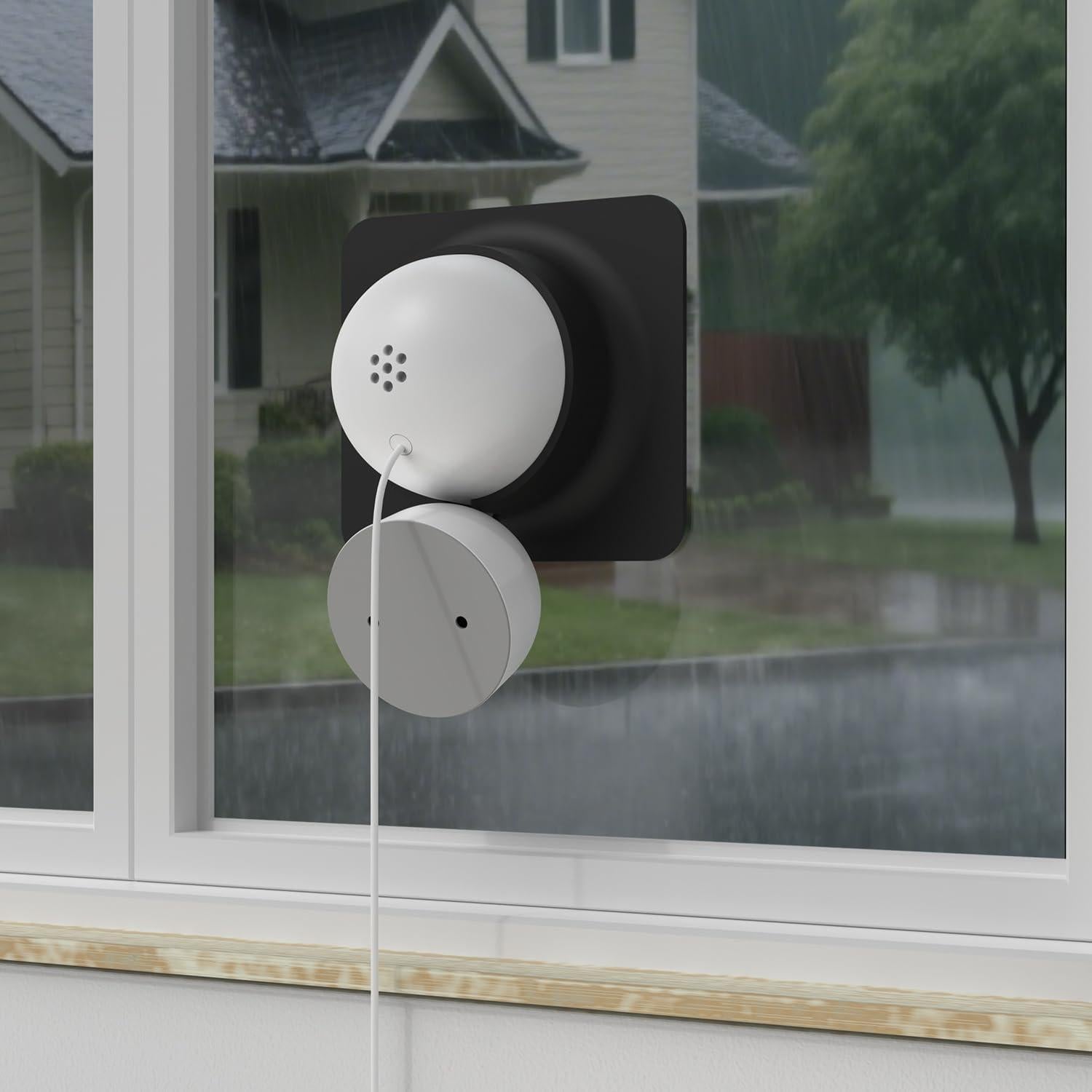 Soporte de Ventana Holicfun para Google Nest Cam Interior Negro