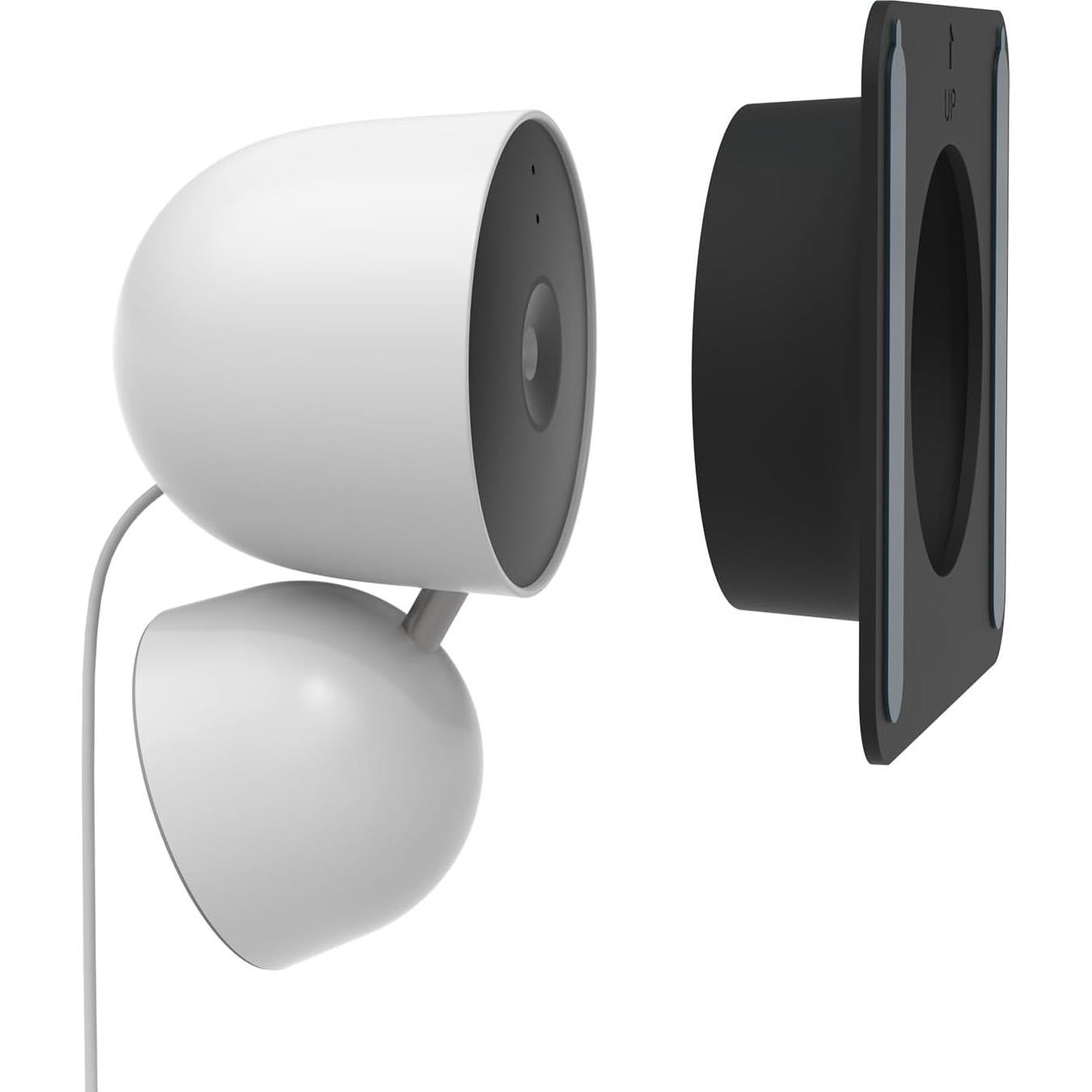 Soporte de Ventana Holicfun para Google Nest Cam Interior Negro