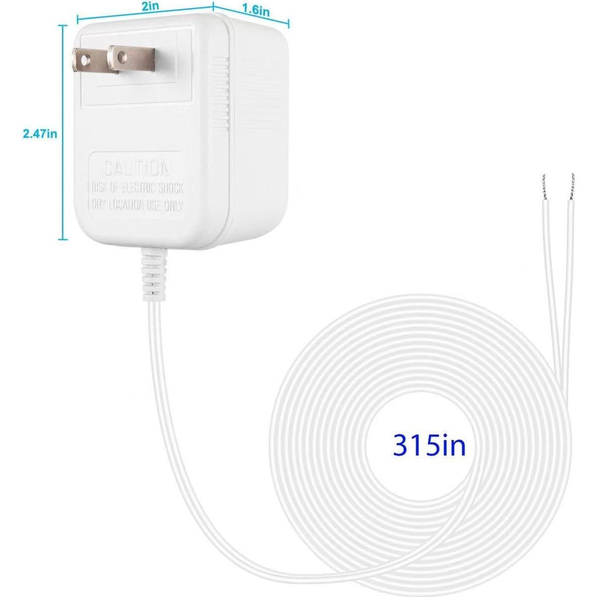 Adaptador de Corriente 18V UPMMUD para Timbres de Video 8m