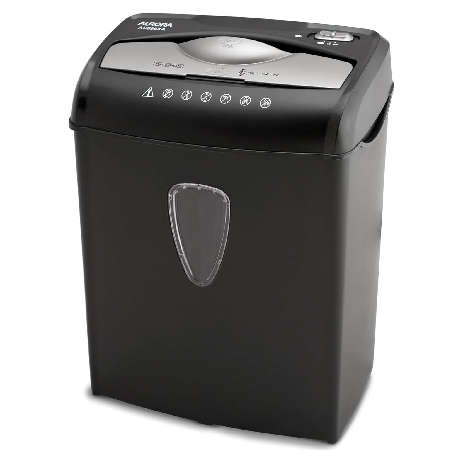 Trituradora de Papel Aurora AU895XA Corte Cruzado 8 Hojas