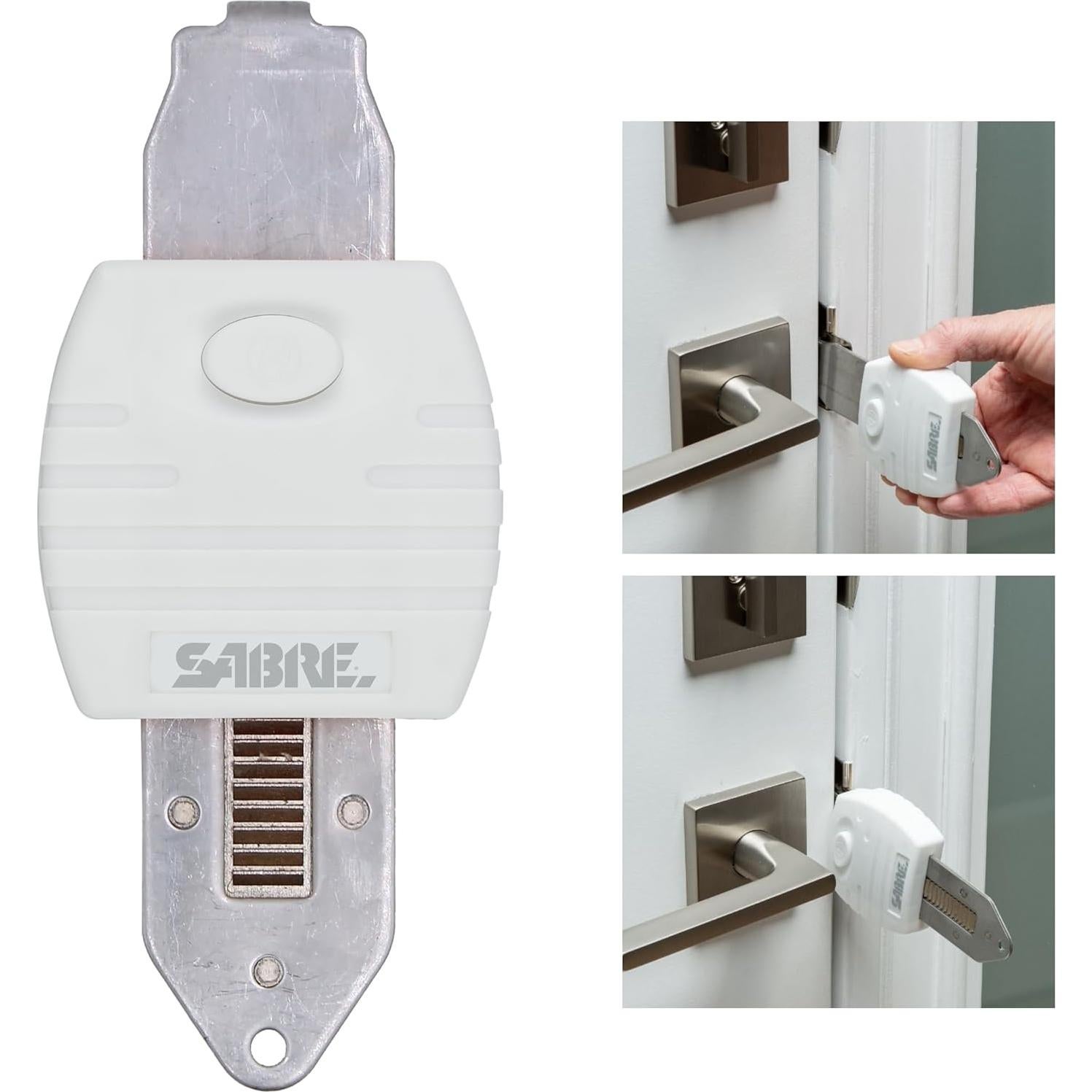 Cerradura Portátil SABRE de Metal, Instalación Rápida, 198g