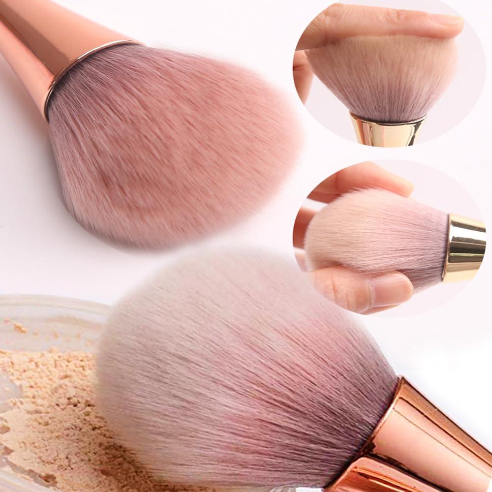 Juego de Brochas de Maquillaje Profesional AM RIGHT THIRTY Oro Rosa