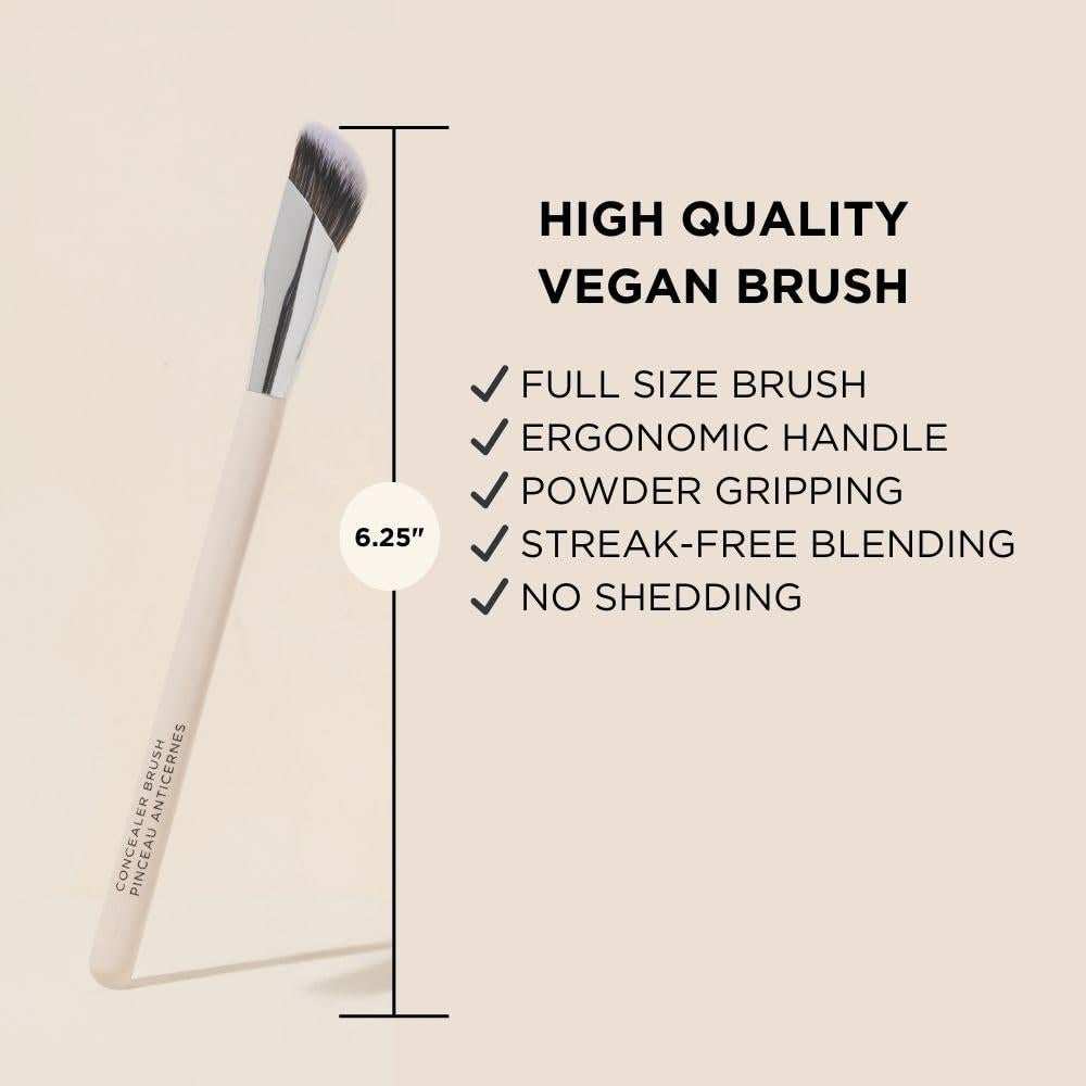 Set de Pinceles de Maquillaje HALEYS Kabuki y Corrector Vegano
