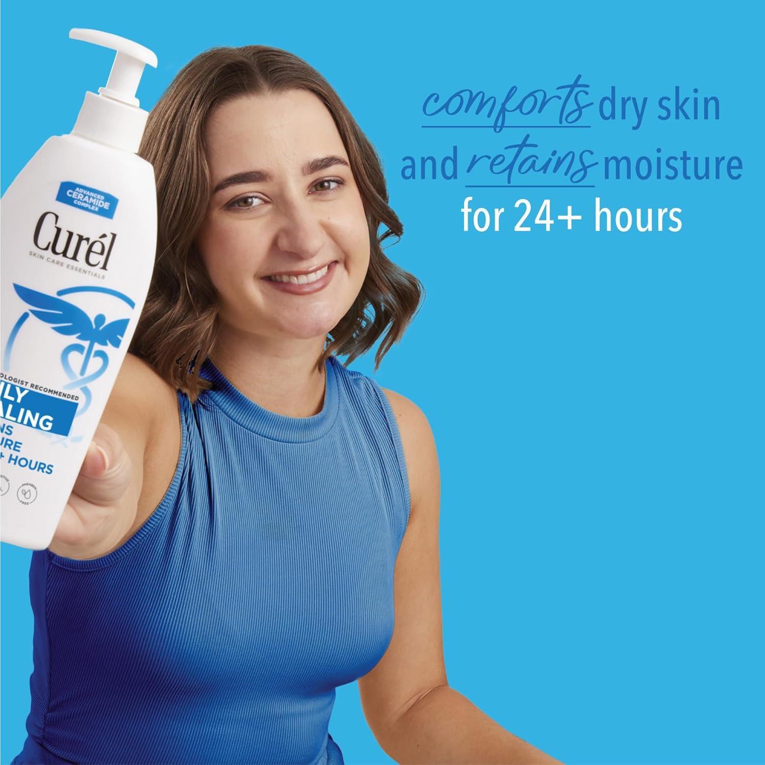 Loción Corporal Curel Daily Healing 368.5 ml - Paquete de 3