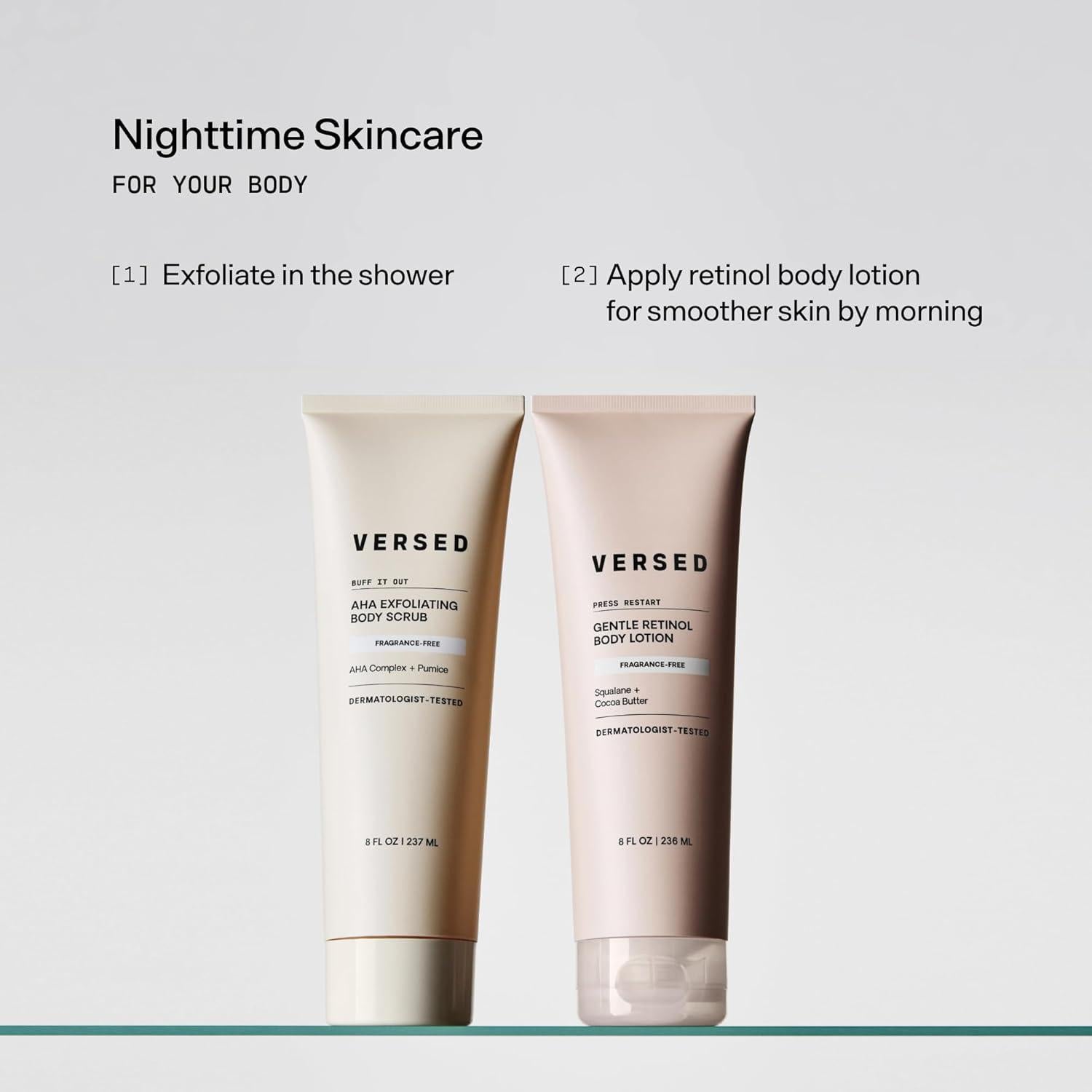 Loción Corporal Reafirmante VERSED con Retinol 226.8 g