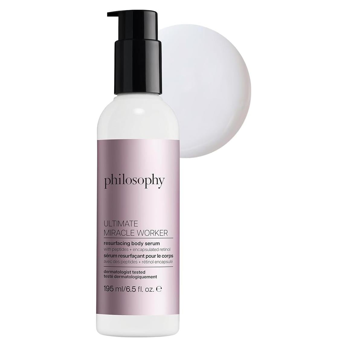 Suero Corporal Philosophy - Retinol, Ácido Hialurónico 192.5 ml