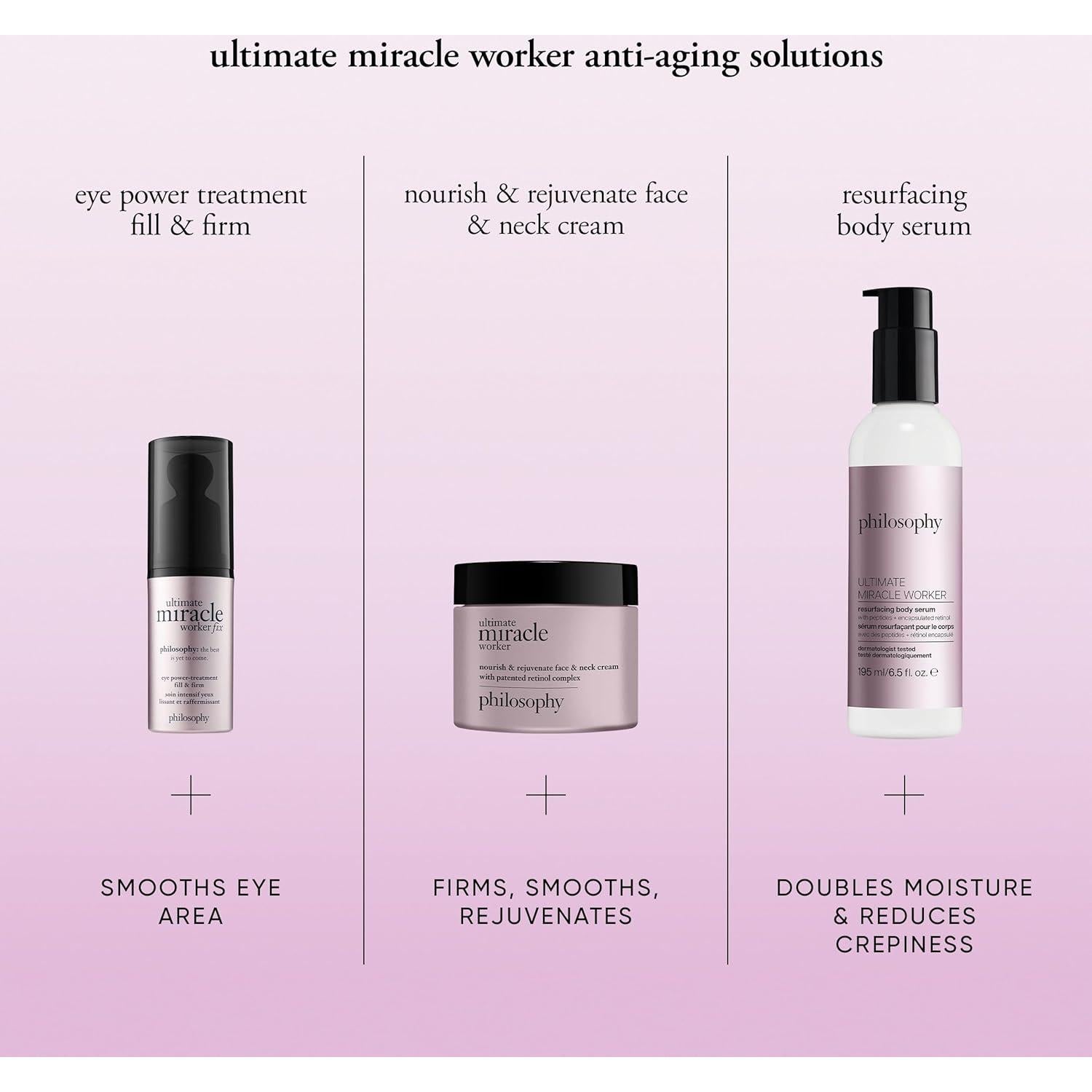 Suero Corporal Philosophy - Retinol, Ácido Hialurónico 192.5 ml