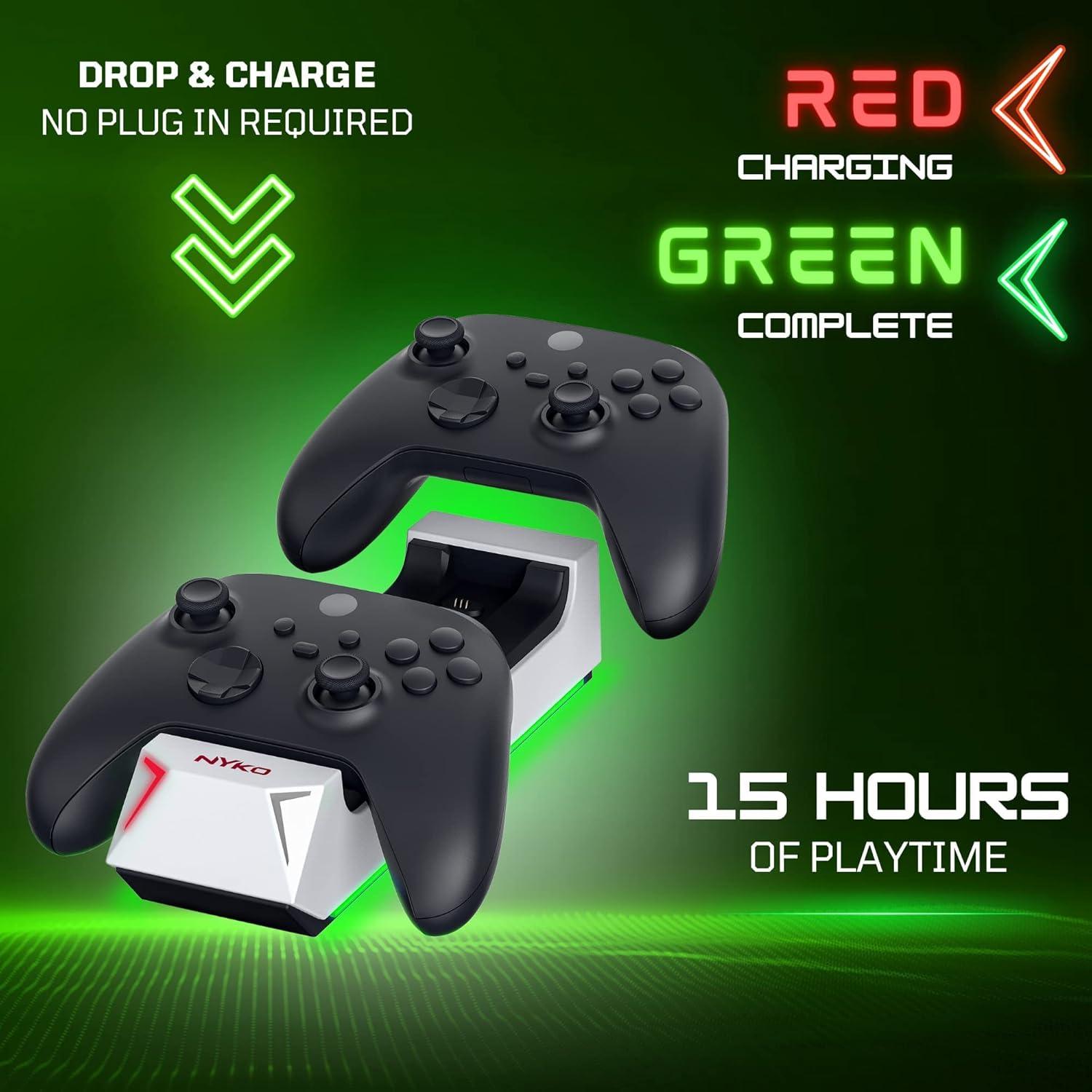 Estación de Carga Nyko para Xbox Series X/S y One - Carga Doble