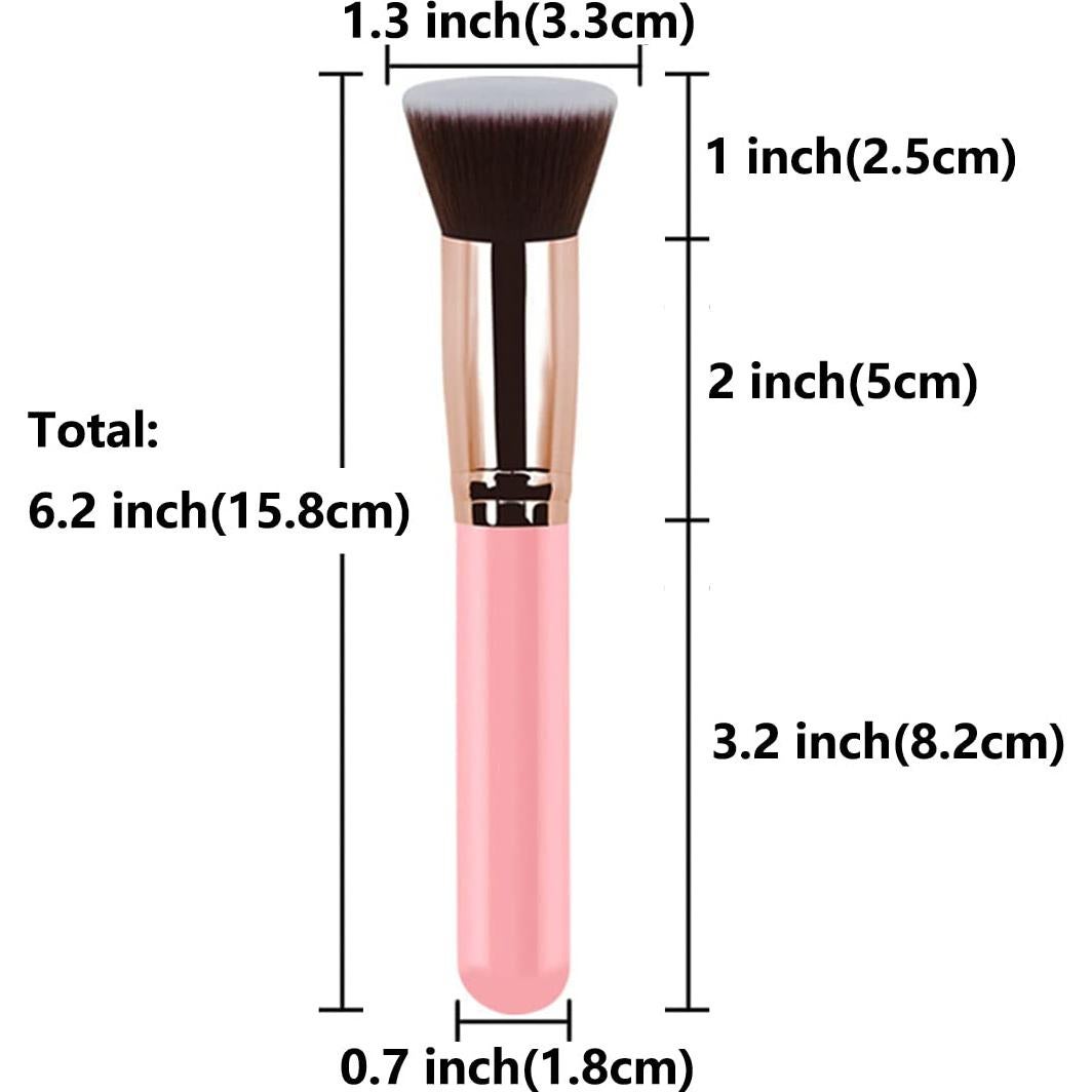 Brocha de Maquillaje Profesional RN BEAUTY Kabuki 15.8 cm
