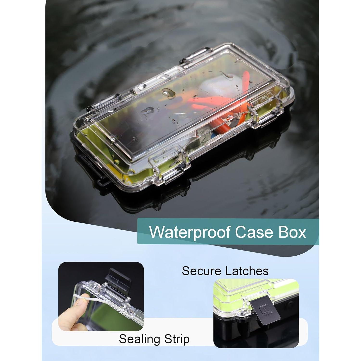 Caja Impermeable Avlcoaky 25.4x14x7.4 cm para Kayak