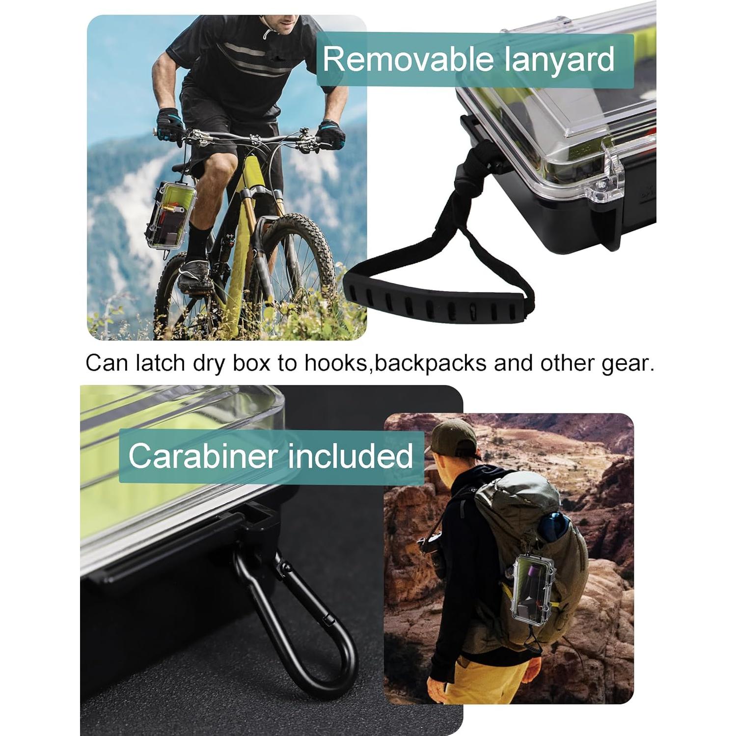 Caja Impermeable Avlcoaky 25.4x14x7.4 cm para Kayak