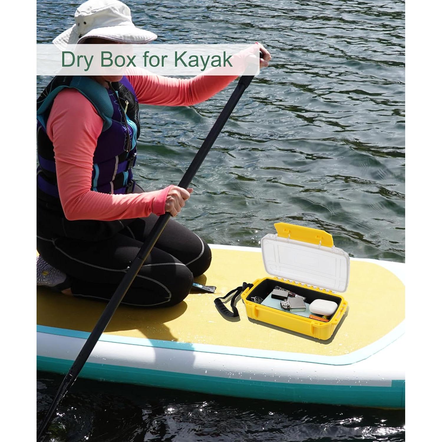 Caja Secadora Impermeable Uxwuy Amarilla 21.6x12.7x7.1cm