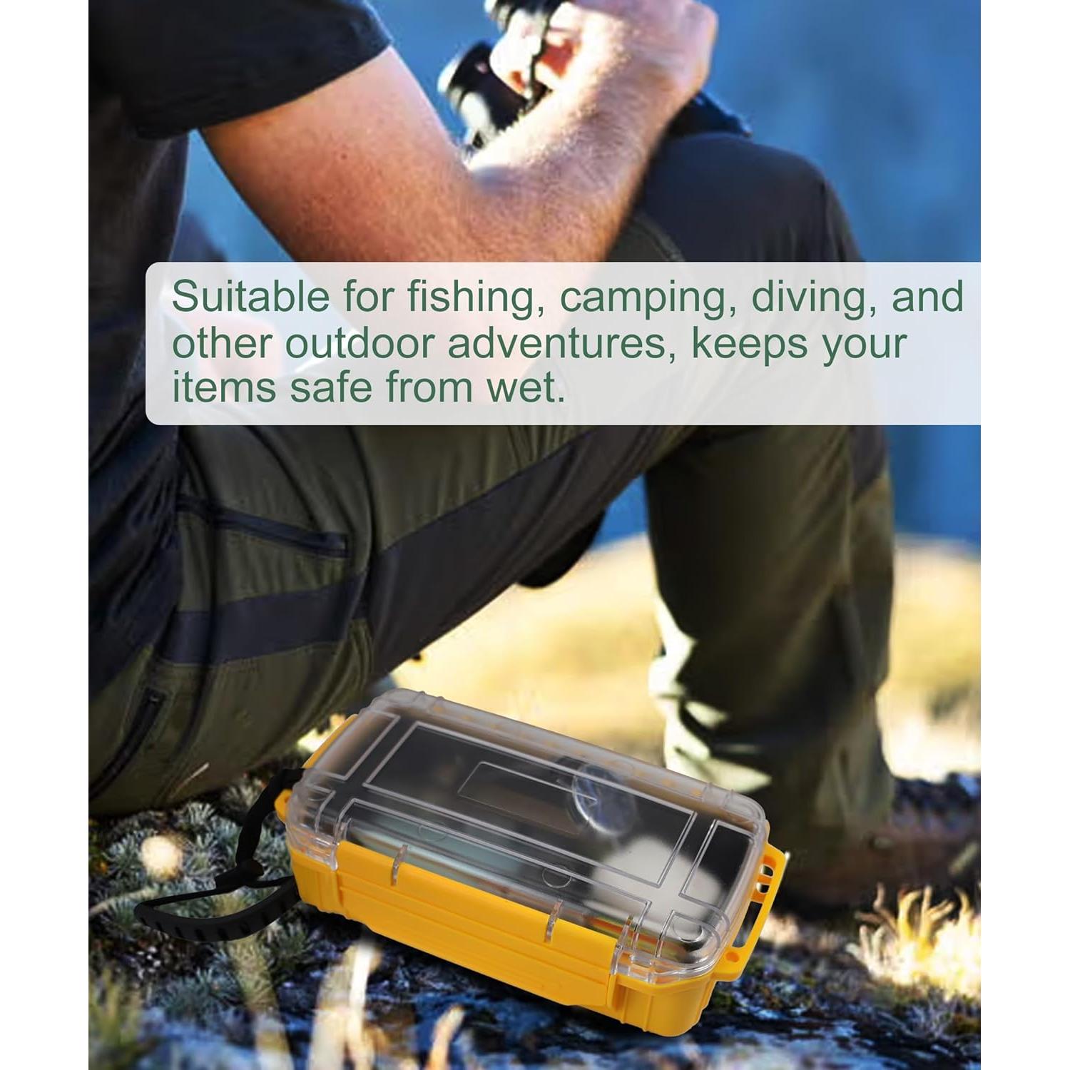 Caja Secadora Impermeable Uxwuy Amarilla 21.6x12.7x7.1cm