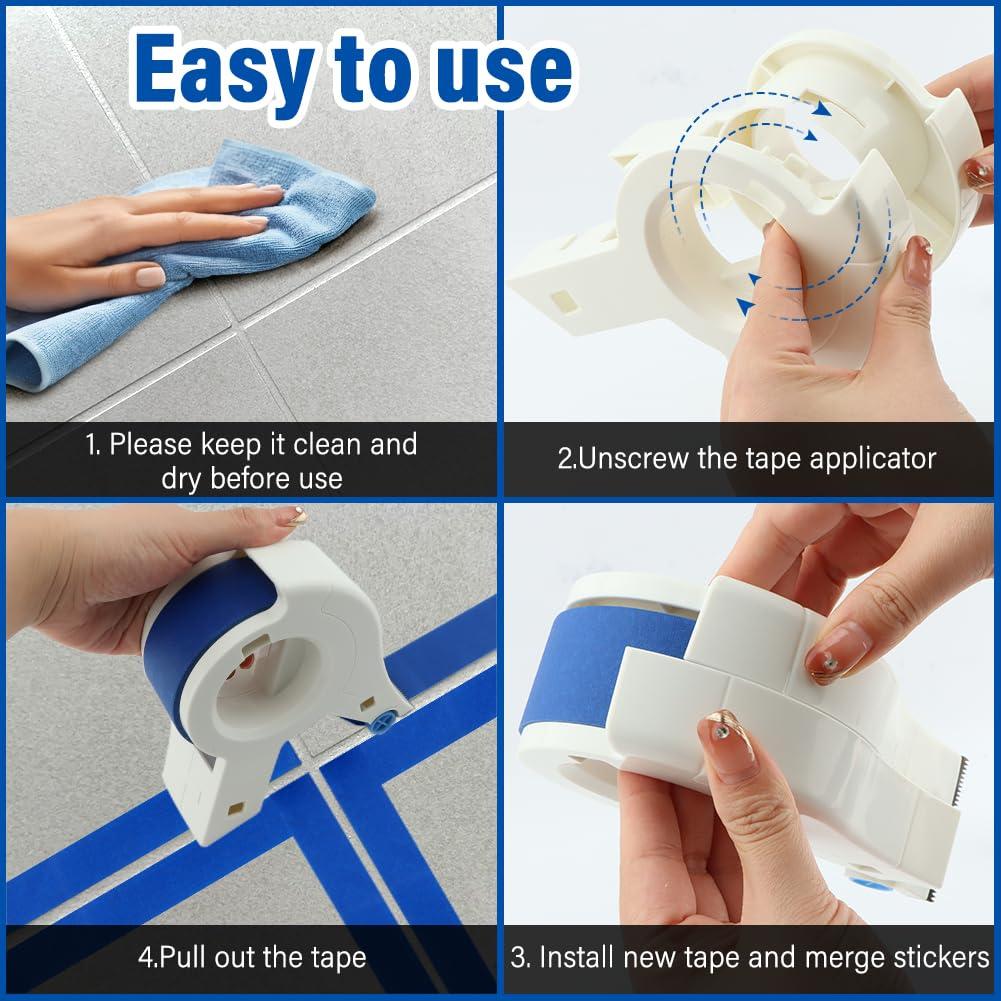 Dispensador de Cinta de Pintor Loyanger Blanco 15x10.4cm