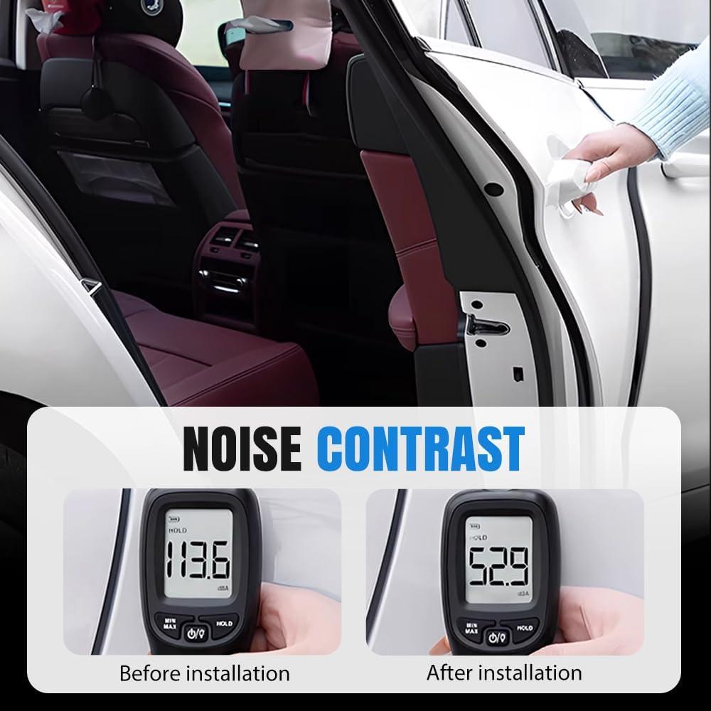 Car Silicone Door Latch Protective Cover, Easy Install Car Decorations, Universal Silicone Car Door Lock Cover, Protects Door Latches for All Vehicles (Black, 4 pcs)