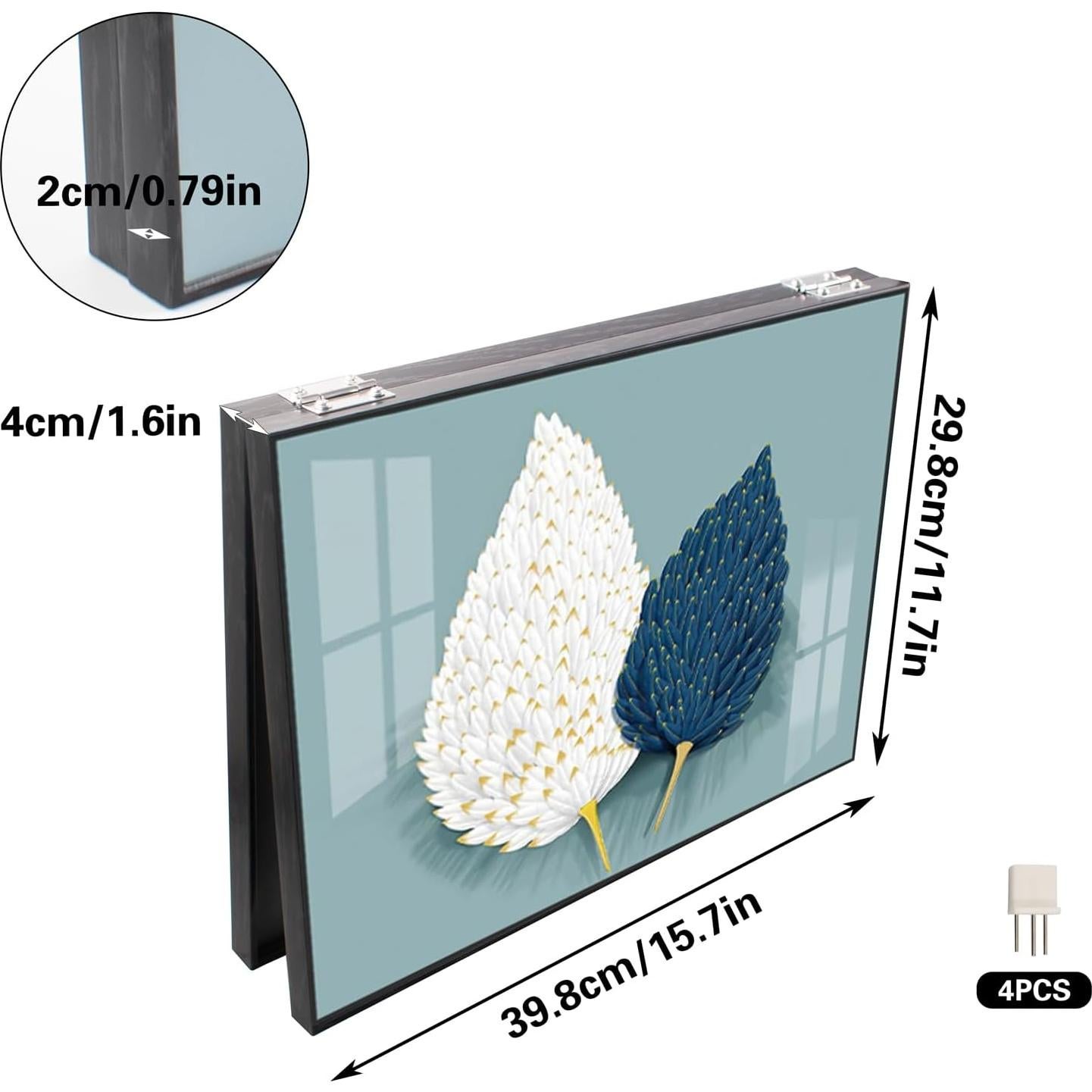 Cubierta Decorativa de Caja de Fusibles SnowTing Verde 40x30 cm