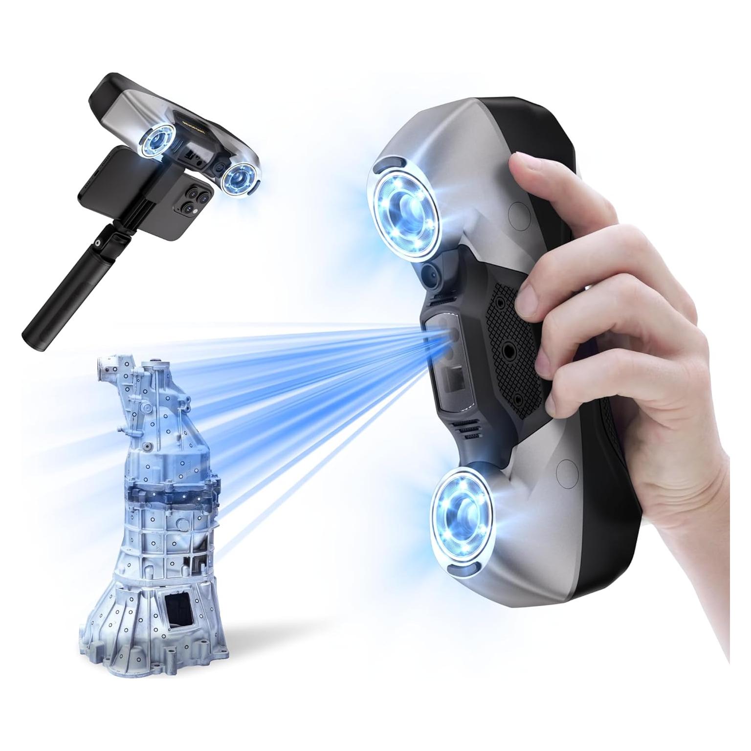 Escáner 3D Revopoint MetroY Pro, 0.01mm precisión, Wi-Fi 6