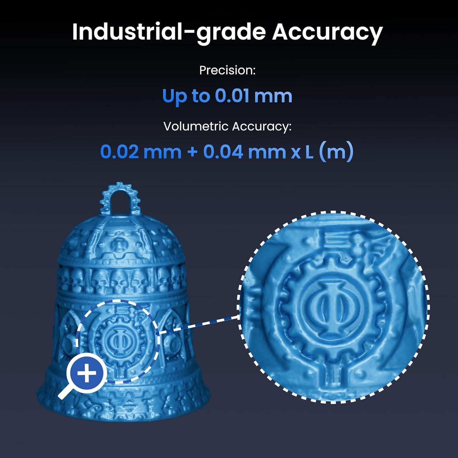 Escáner 3D Revopoint MetroY Pro, 0.01mm precisión, Wi-Fi 6