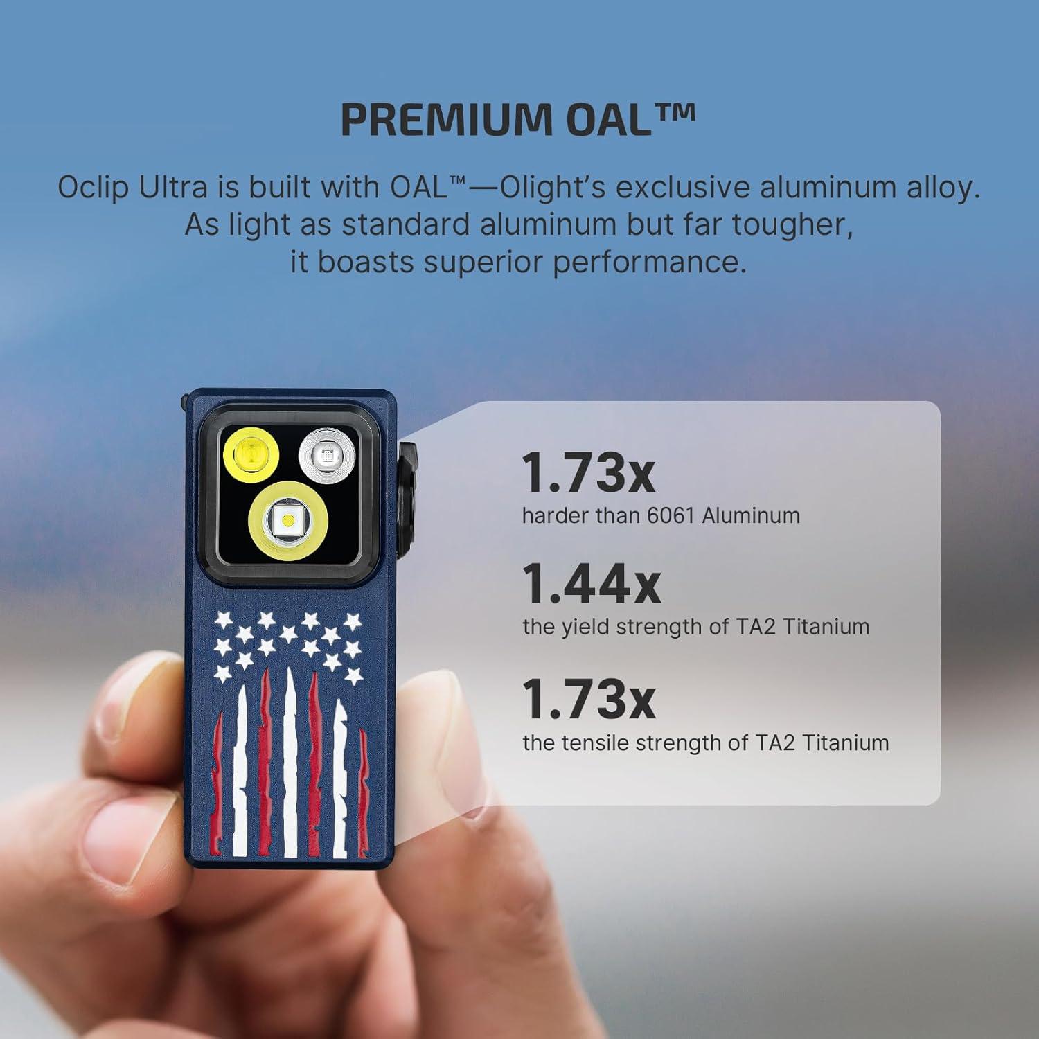 Linterna OLIGHT Oclip Ultra 530 Lúmenes Recargable Clip-on