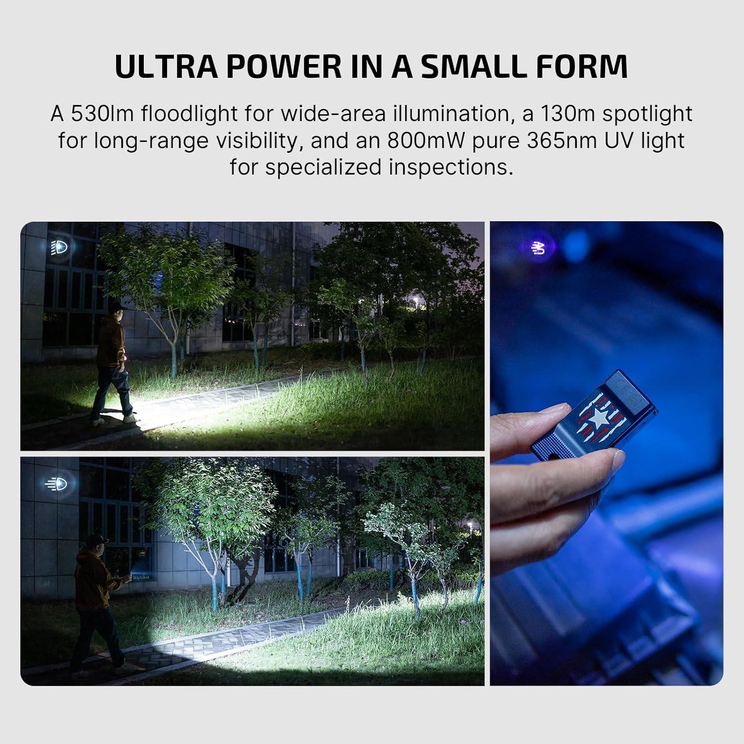 Linterna OLIGHT Oclip Ultra 530 Lúmenes Recargable Clip-on