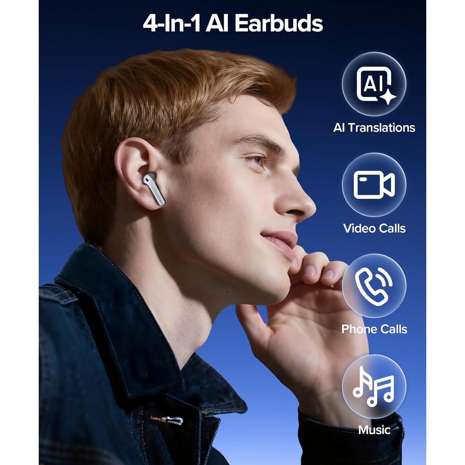 Auriculares de Traducción AI ZINGBIRD X15 164 Idiomas Inalámbricos