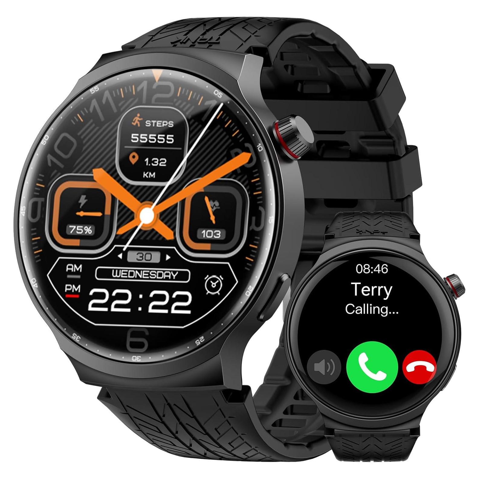 Reloj Inteligente AMAZTIM POWER para Hombres, Pantalla 4.7 cm