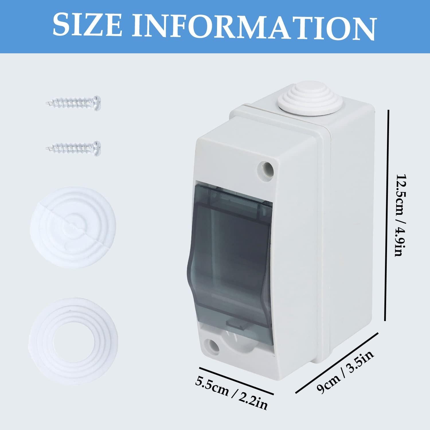 Caja de Distribución IP66 Tissting 2 Vías 12.7x5.6x8.9cm