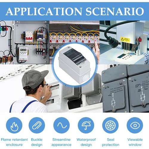 Caja de Distribución IP66 Tissting 2 Vías 12.7x5.6x8.9cm