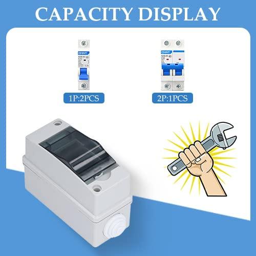 Caja de Distribución IP66 Tissting 2 Vías 12.7x5.6x8.9cm
