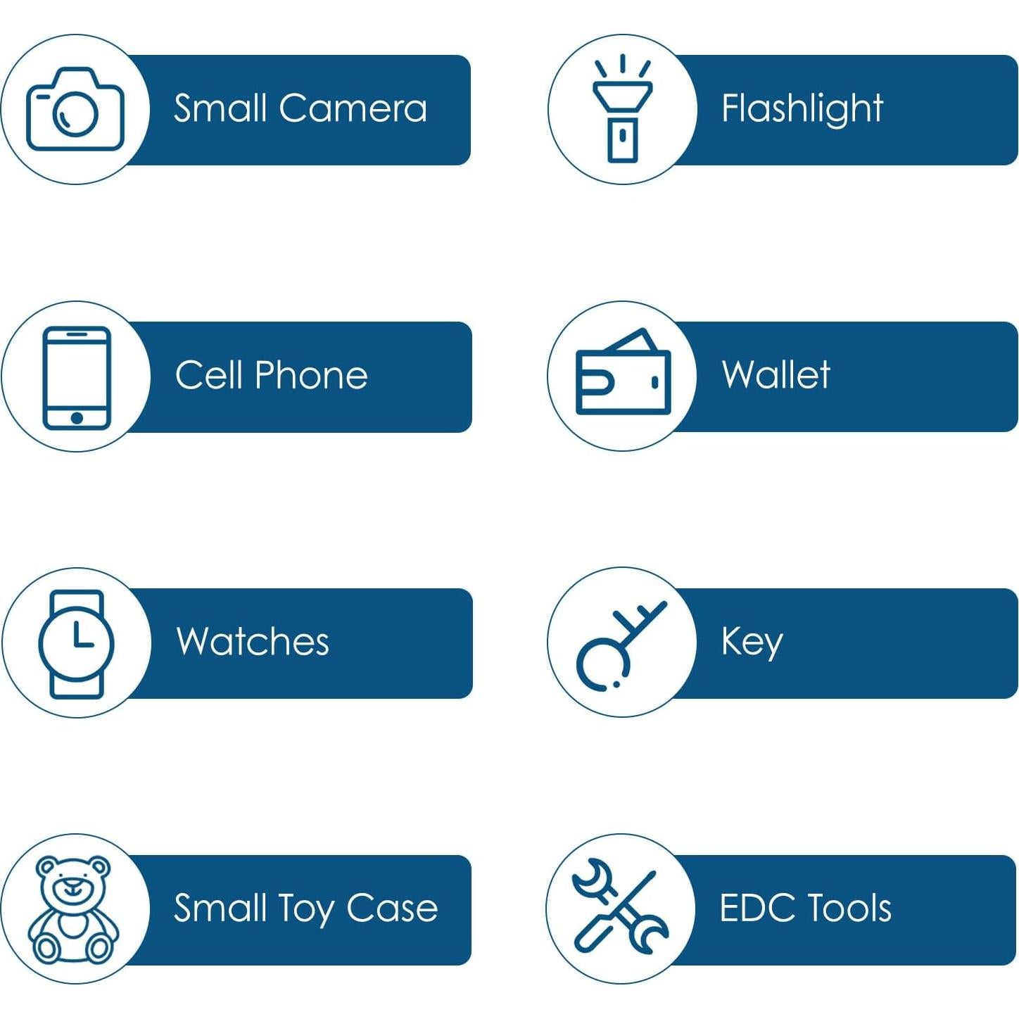 Caja de Almacenamiento Impermeable Tomotato 19x12x5cm Transparente