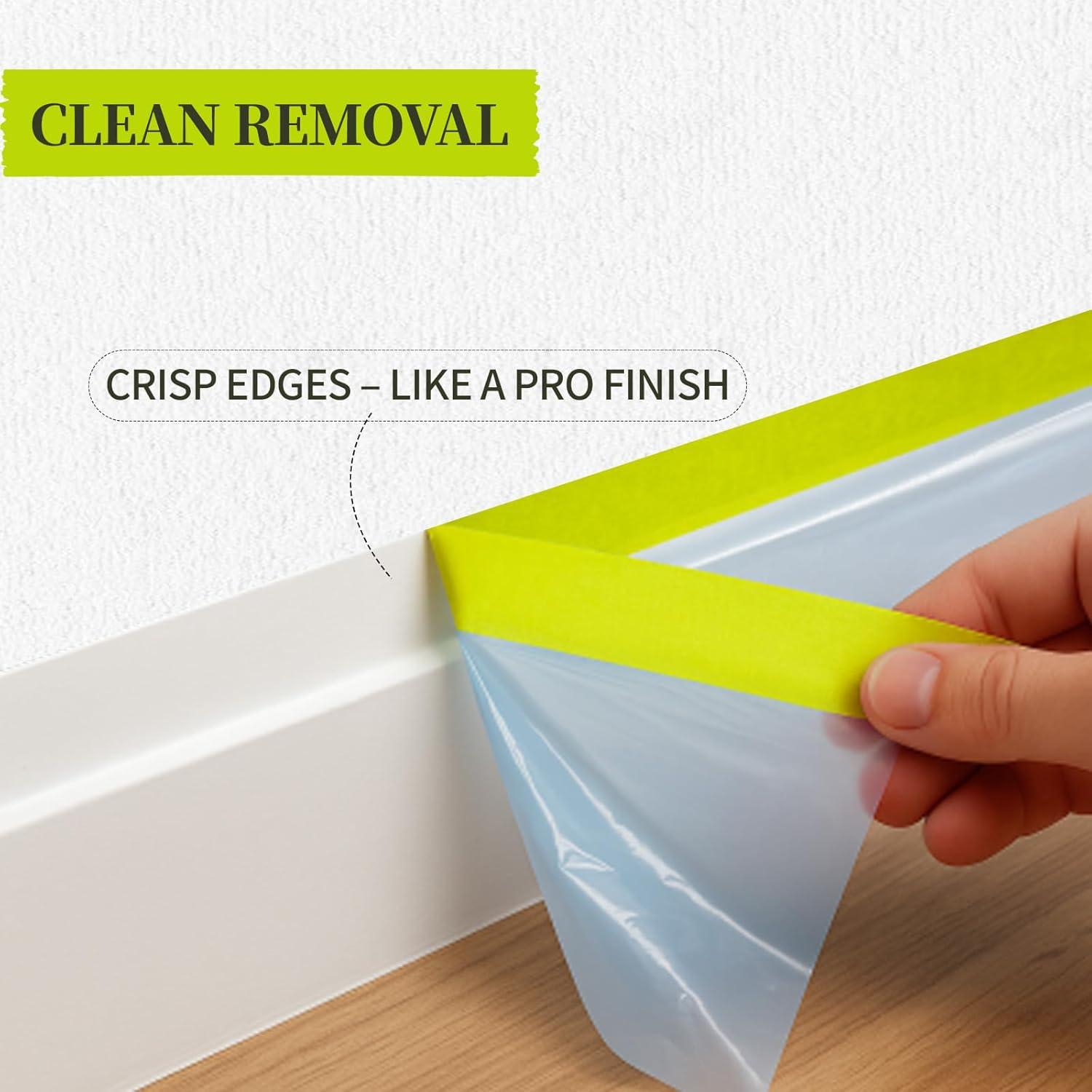 Película de Enmascarar Pre-tapada Dindindang 55.88 cm x 20.12 m