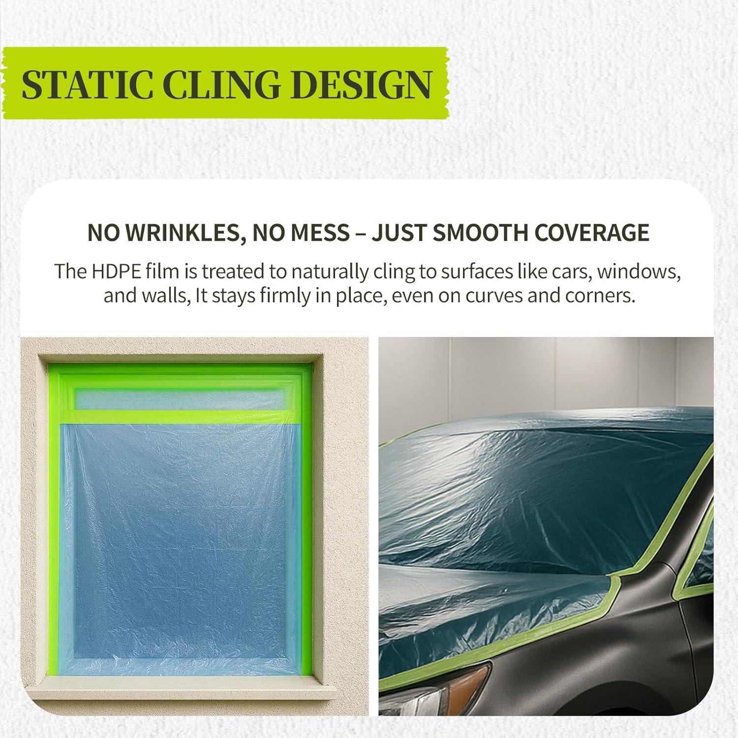 Película de Enmascarar Pre-tapada Dindindang 55.88 cm x 20.12 m