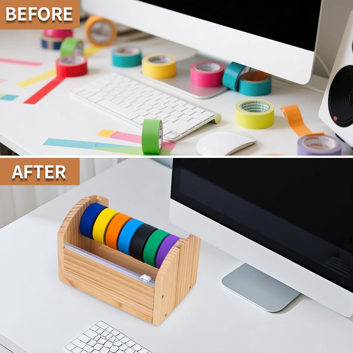 Dispensador de Cinta Adhesiva Niyanghome Cortador Deslizante 24.9cm